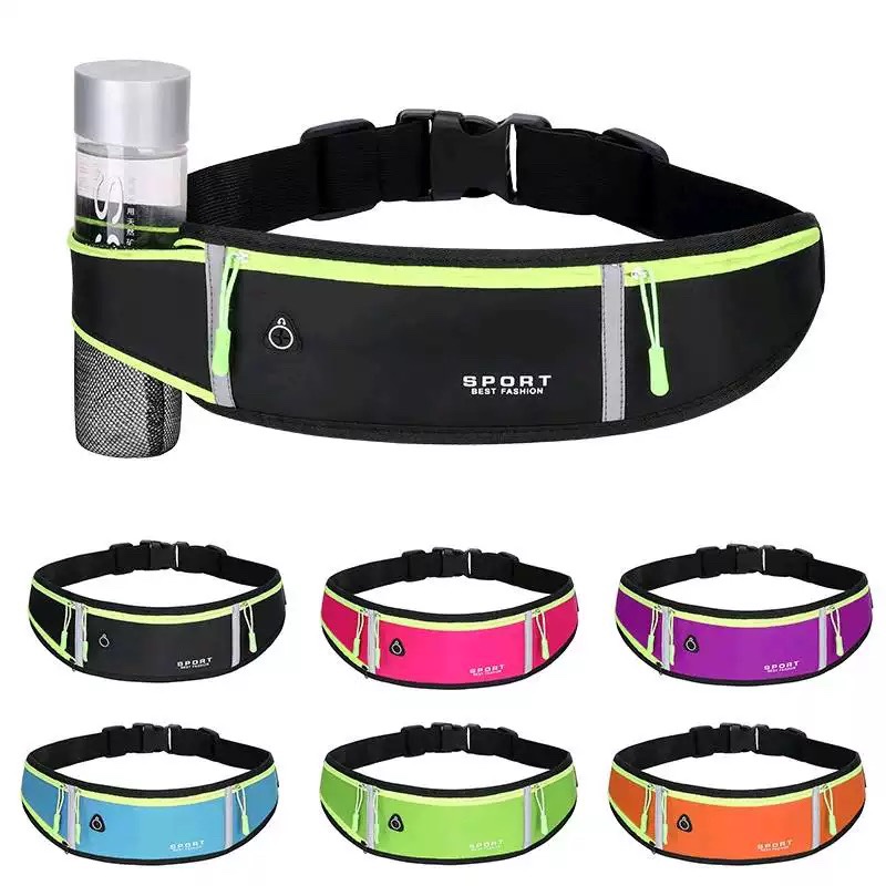 Outdoor Sport Bag - Reflecterende waterdichte sporttas met hoofdtelefoon-aansluiting, ultradunne