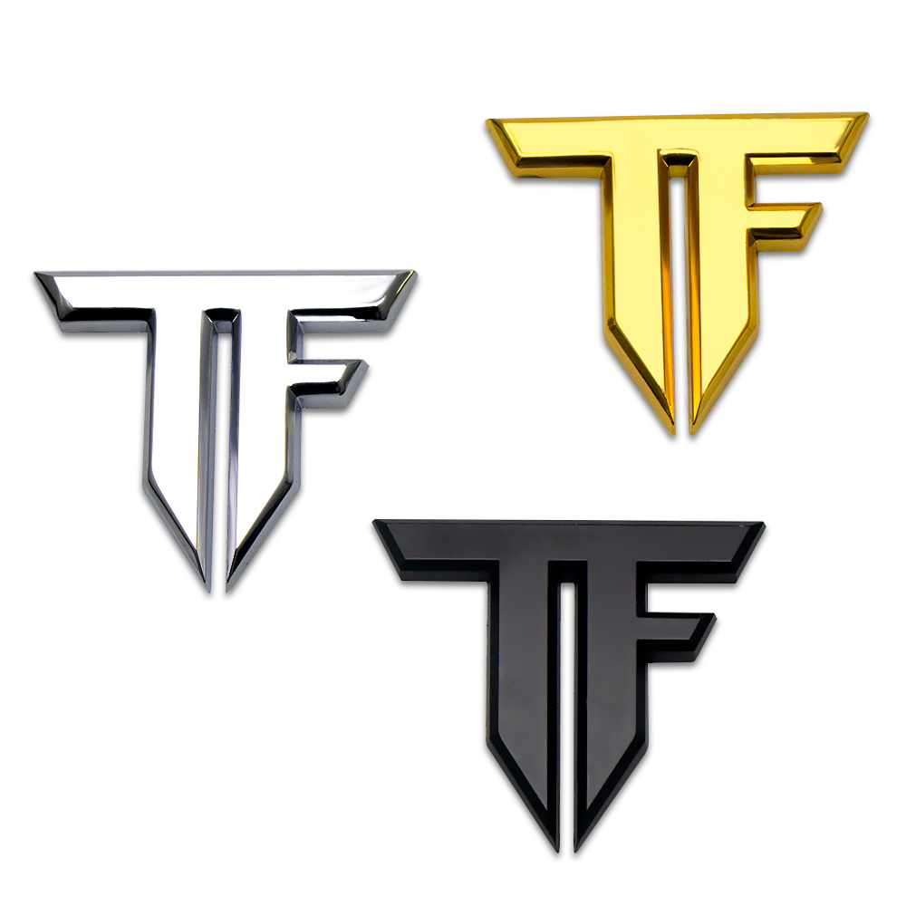 1 st 3D Metalen TF Embleem Bad - Outdoor Sport Logo recensie en prijs