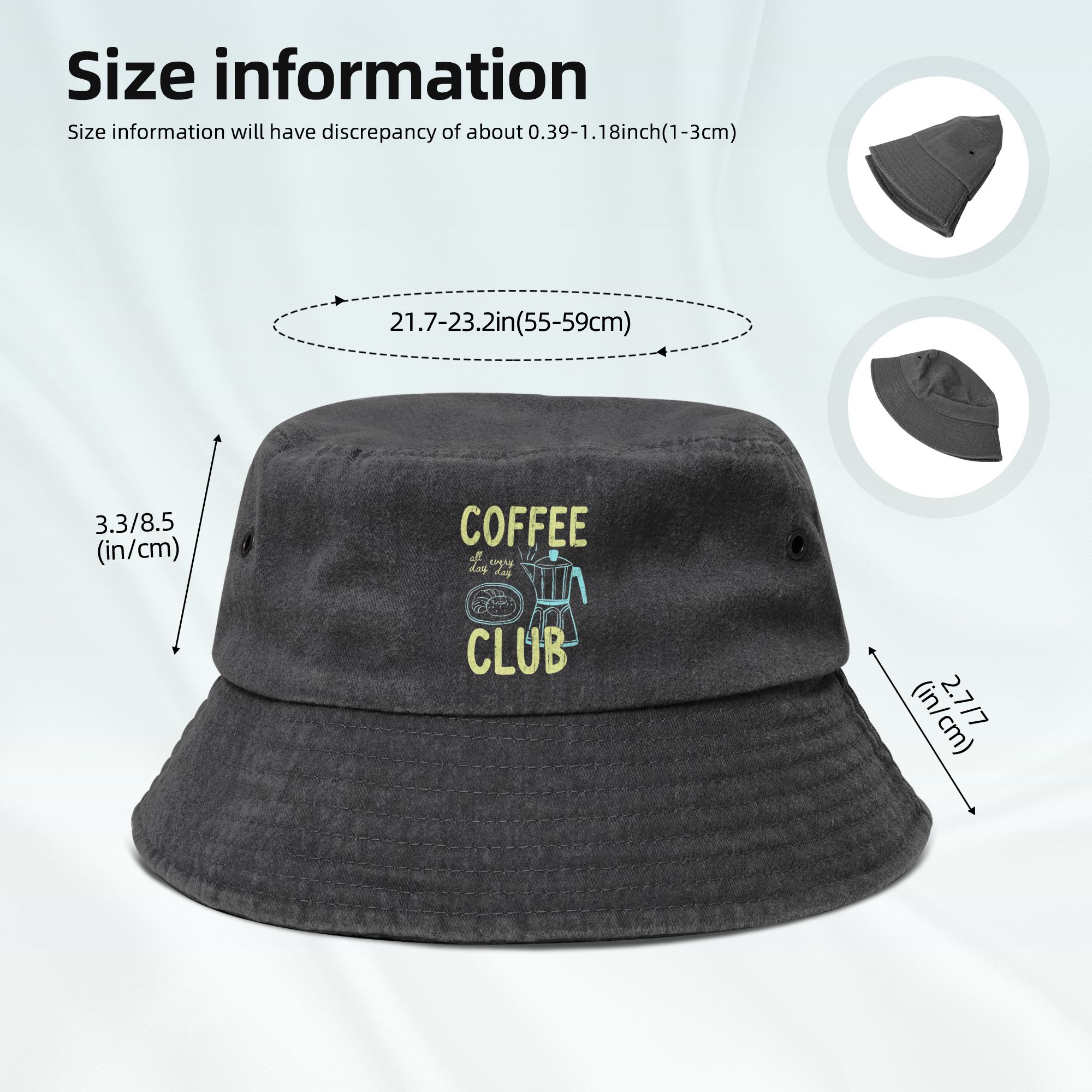 Coffee Club Lover Bucket Hats  - Outdoor Sport Club recensie en prijs