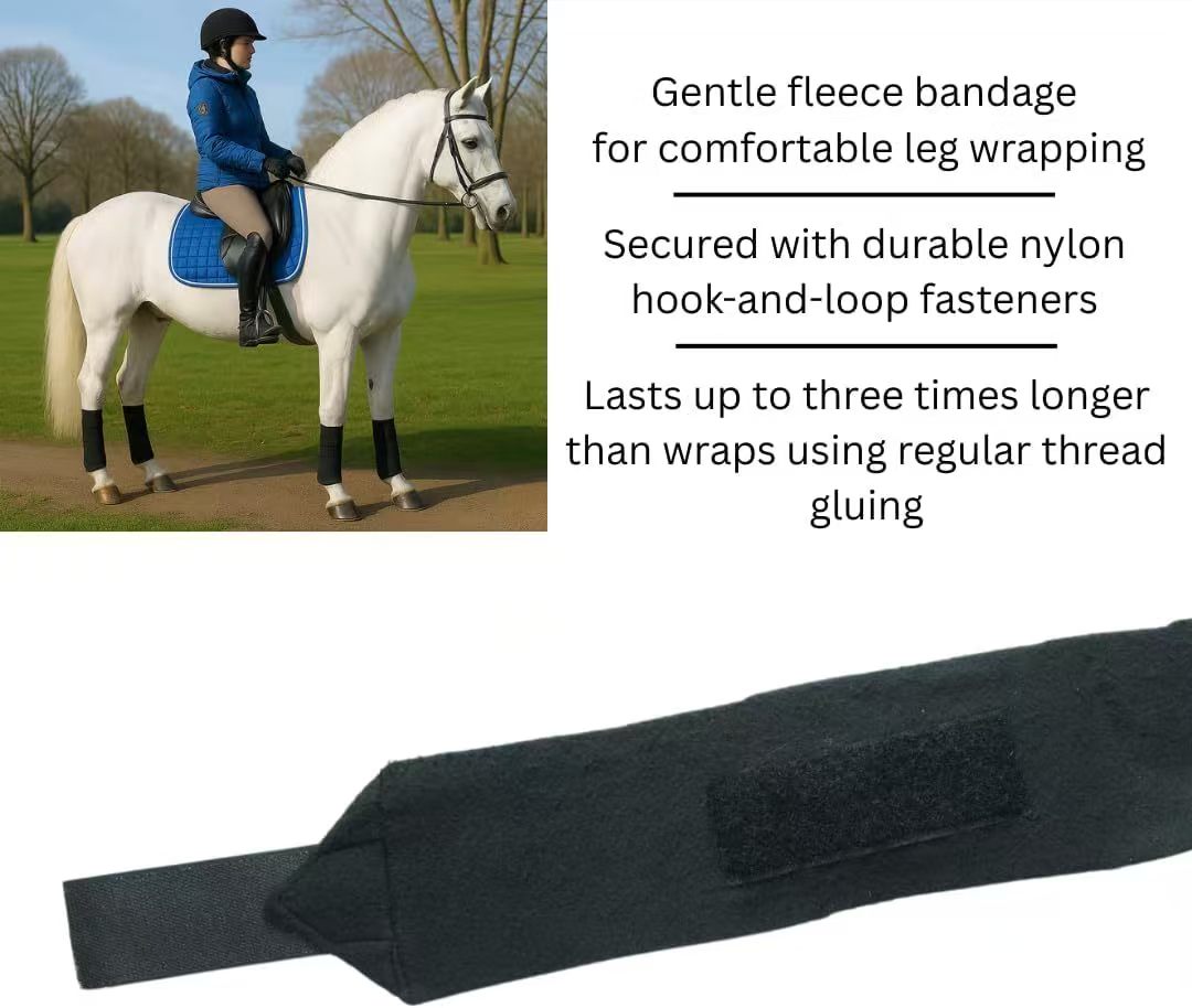 Nieuwe paardenbandages 2,5m za - Polo Wraps Fleece recensie en prijs