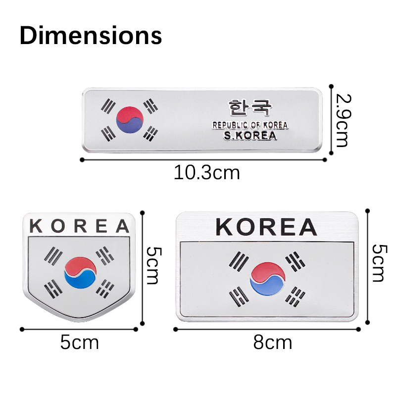 3D Aluminium Styling Korea Kor - Outdoor Sport Logo recensie en prijs